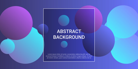 Trendy gradients of balls shapes.