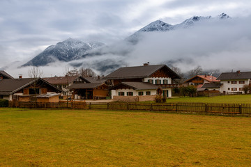 Wallgau, a village in Bavaria, Germany