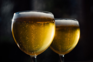 Boisson pétillante, bière artisanale, apéro