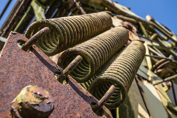old rusty metal chain
