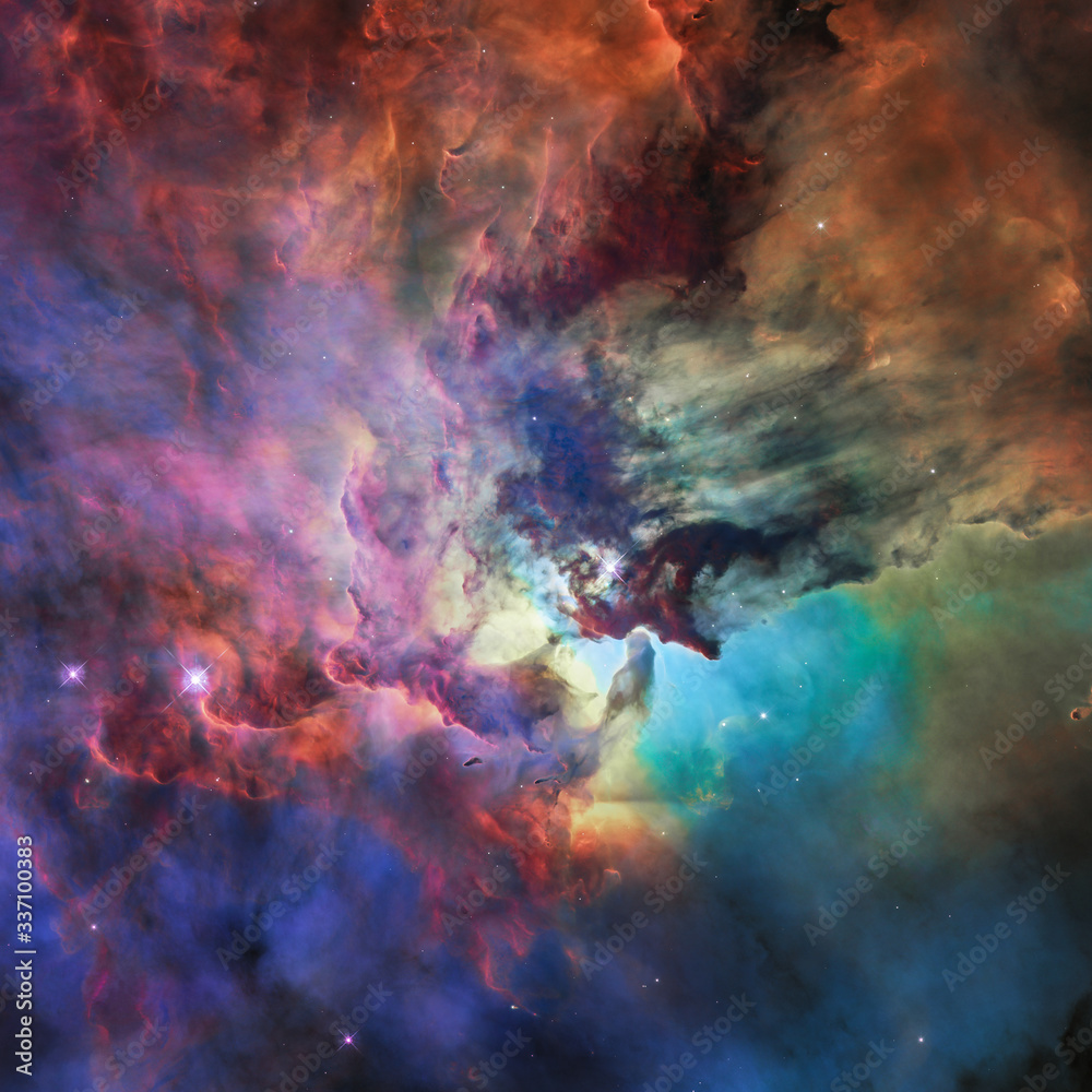 Canvas Prints stars nebula in space ( elements of this image furnished by nasa)