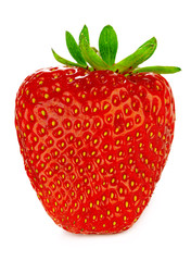 Strawberry isolated on white background.