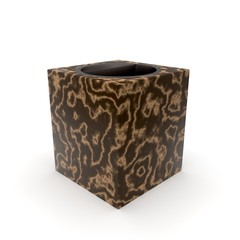 3d model urn Quatro Marble Dark Brown