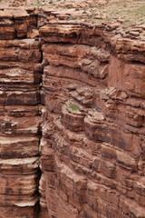 Bryce Canyon Utah pink cliffs and Hoodoospatches of gree
