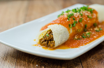 panqueca de Carne