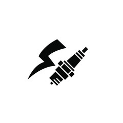 Spark plug icon template