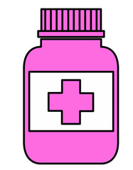 薬２(ピンク線)