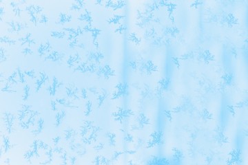 Light blue winter background with snowflake pattern