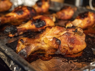 Baked Barbecue Chicken Legs 