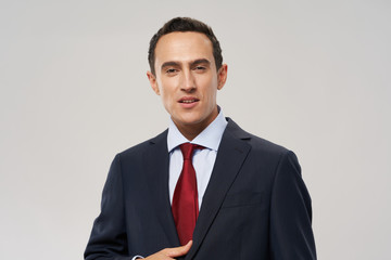 portrait of a handsome businessman