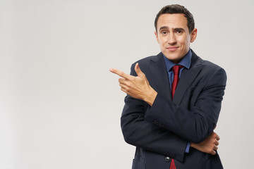 businessman pointing at you