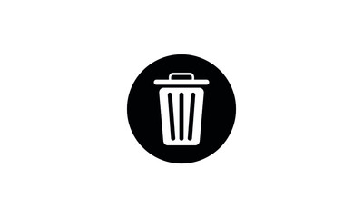 Trash icon garbage symbol icon, vector illustration