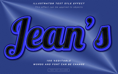 jens text effect style blue gradient color vector premium - obrazy, fototapety, plakaty