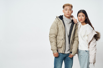 portrait of a happy young couple