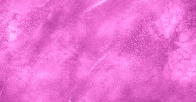 Abstract colorful watercolor paint pink magenta background with liquid fluid texture for background, banner