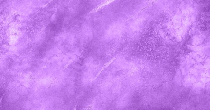 Abstract colorful watercolor paint purple background with liquid fluid texture for background, banner