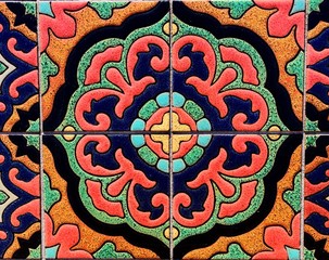 californian wall tile design 