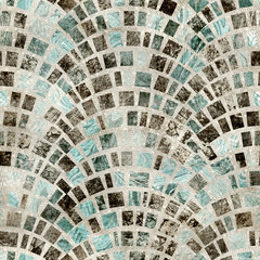 Seamless faded scratched distressed messy montage stock graphic design. Detailed realistic ragged crumpled grungy worn collage motif. Seamless repeat raster jpg pattern swatch.