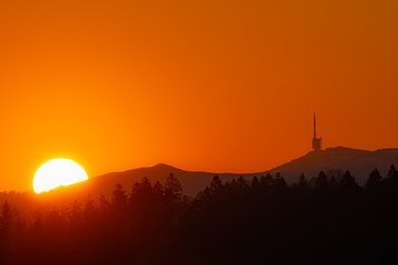 Lev&eacute; de soleil au Chassseral