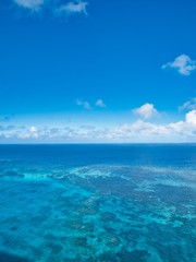 Beautiful seascape of miyako island Okinawa Japan