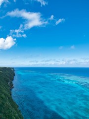 Fototapeta na wymiar Beautiful seascape of miyako island Okinawa Japan