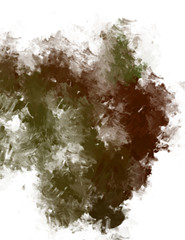 Brushed Painted Abstract Background. Brush stroked painting. Strokes of paint. 2D Illustration.