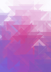 Overlapping design with triangles background. Abstract geometric wallpaper. Geometrical colorful triangular shapes.