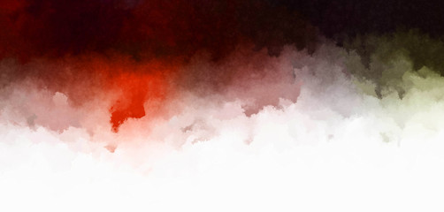 Watercolor painted background. Abstract Illustration wallpaper. Brush stroked painting. 2D Illustration.