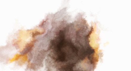 Watercolor painted background. Abstract Illustration wallpaper. Brush stroked painting. 2D Illustration.