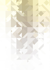 Intersecting shapes design on white background. Abstract minimalistic wallpaper. Colorful geometric template.