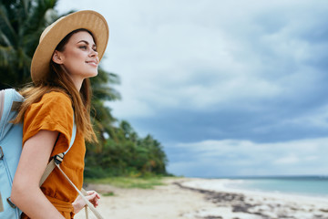 woman on the beach