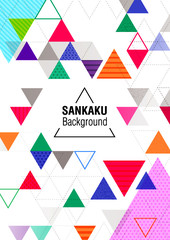 背景デザイン/三角