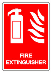 Fire Extinguisher Symbol Sign ,Vector Illustration, Isolate On White Background Label .EPS10