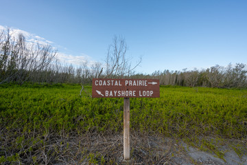 Costal Prarie and Bayshore Loop Split Sign
