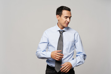 portrait of a handsome businessman