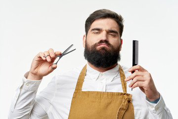 man with knife and fork