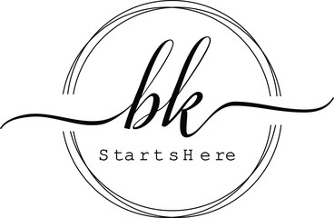 Obraz premium A hand-drawn vector logo