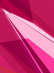 Trendy geometric abstract background in minimalistic flat style with dynamic composition.