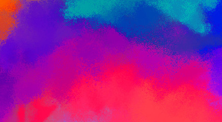 Brushed Painted Abstract Background. Brush stroked painting. Artistic vibrant and colorful wallpaper.