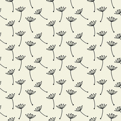 seamless pattern, flower art surface design for fabric scarf T-shirt and decor