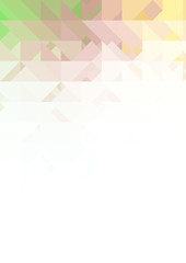 Intersecting shapes design on white background. Abstract minimalistic wallpaper. Colorful geometric template.