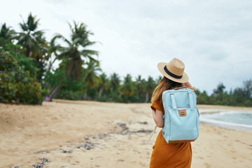 young woman on the beach