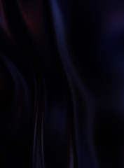 Fluid abstract background with colorful gradient. 2D illustration of modern movement.