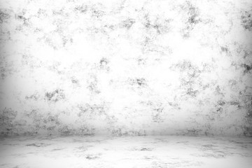 Concrete wall white grey color for background. Old grunge textures with scratches and cracks. White painted cement wall texture.