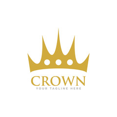 Crown Logo Icon Design Vector
