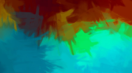 Brushed Painted Abstract Background. Brush stroked painting. Artistic vibrant and colorful wallpaper.