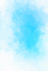 Watercolor painted background. Abstract Illustration wallpaper. Brush stroked painting. 2D Illustration.