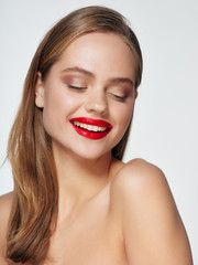 Obraz premium beautiful woman charm lifestyle model cosmetics luxury