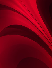 Abstract background with colorful gradient. Vibrant graphic wallpaper with stripes design. Fluid 2D illustration of modern movement.