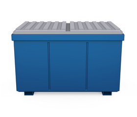 Garbage Dumpster Isolated